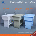 Free standing Polypropylene Utility Sink with Drain